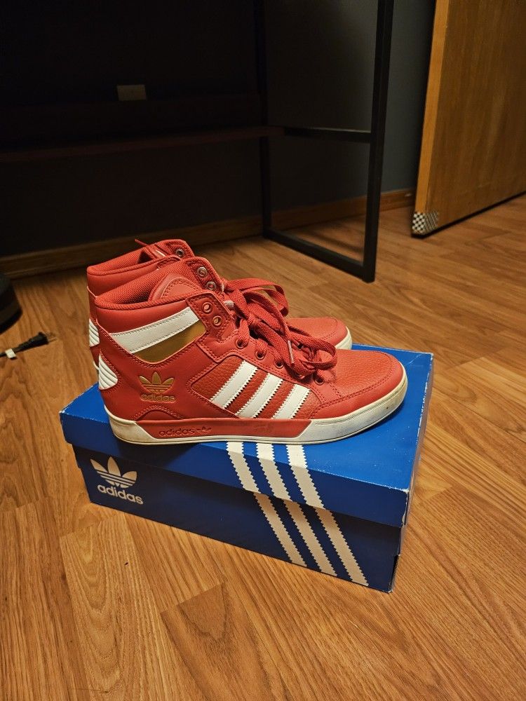 Adidas Red Shoes