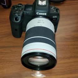 EOS R5 Camera For Sals, Along With Lens 70-200 mm