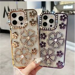 Cobertor Para iPhone 14 Y 15 Diseño Floral