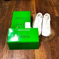 Men’s Orbit White Luxury Fashion Sneakers w/ White Lace-Up Statement Shoes