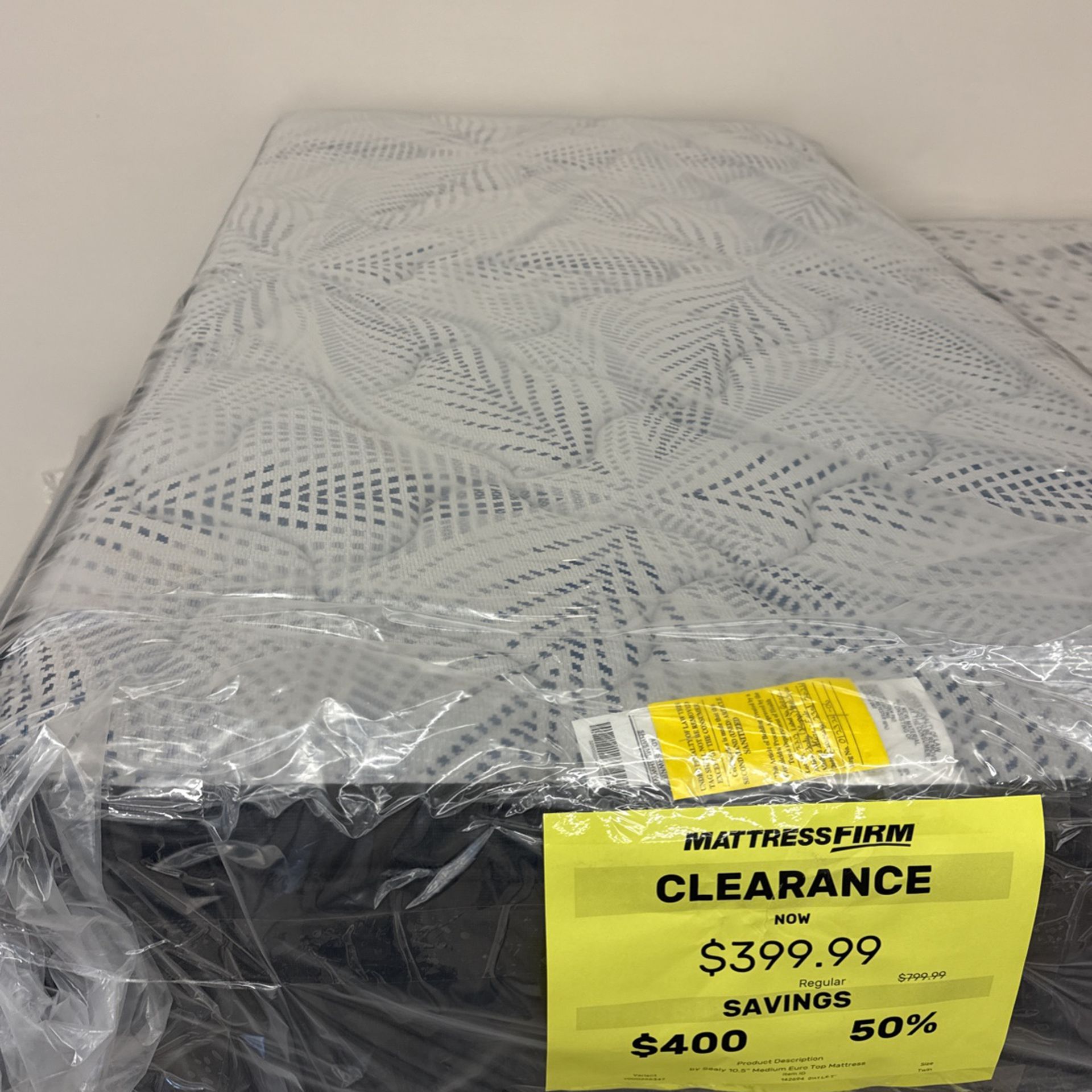 Twin mattress $399