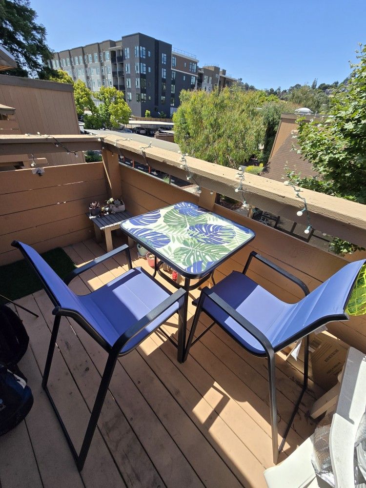 Patio Chairs And Table 