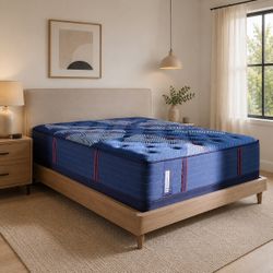 King Size Mattress 15” Sealy Posturepedic Elite Brenham II Medium Direct From Factory, Sealed in Plastic Ready for Same-Day Delivery 🚚