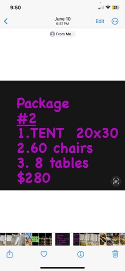 Canopy tables chairs