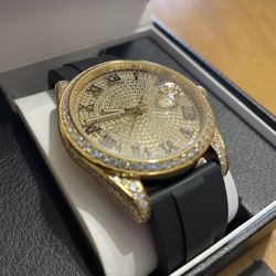 😍 VVS1 GRA Unisex One Size Fits All Moissanite Watch 😍