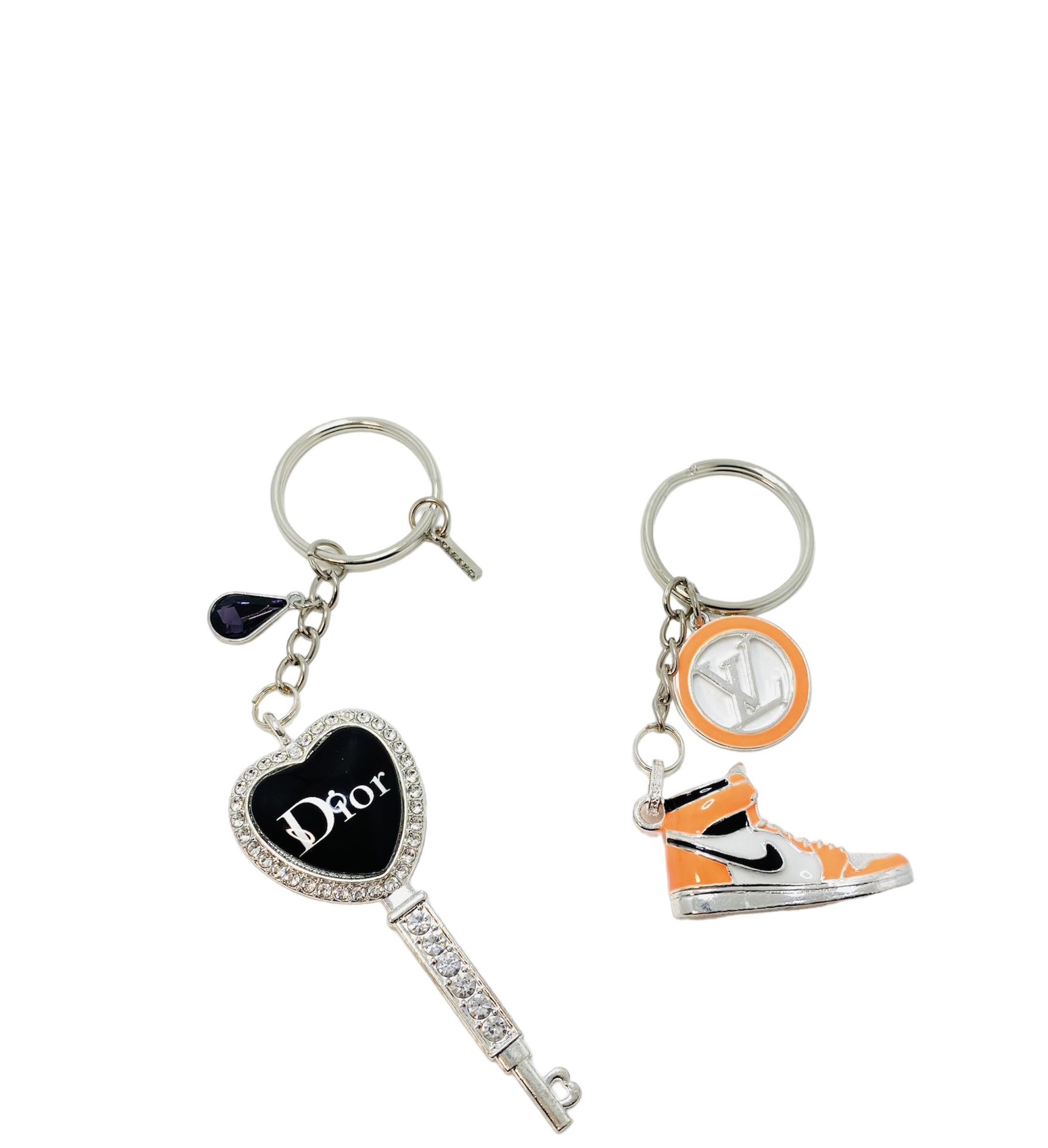 Key Ring Purse Jewelry Keys Keychain Resin Charms Key Holder Bag Clip