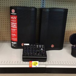 Harbinger MUV M200-BT Complete 800 Watt Stereo PA, Layaway Available!