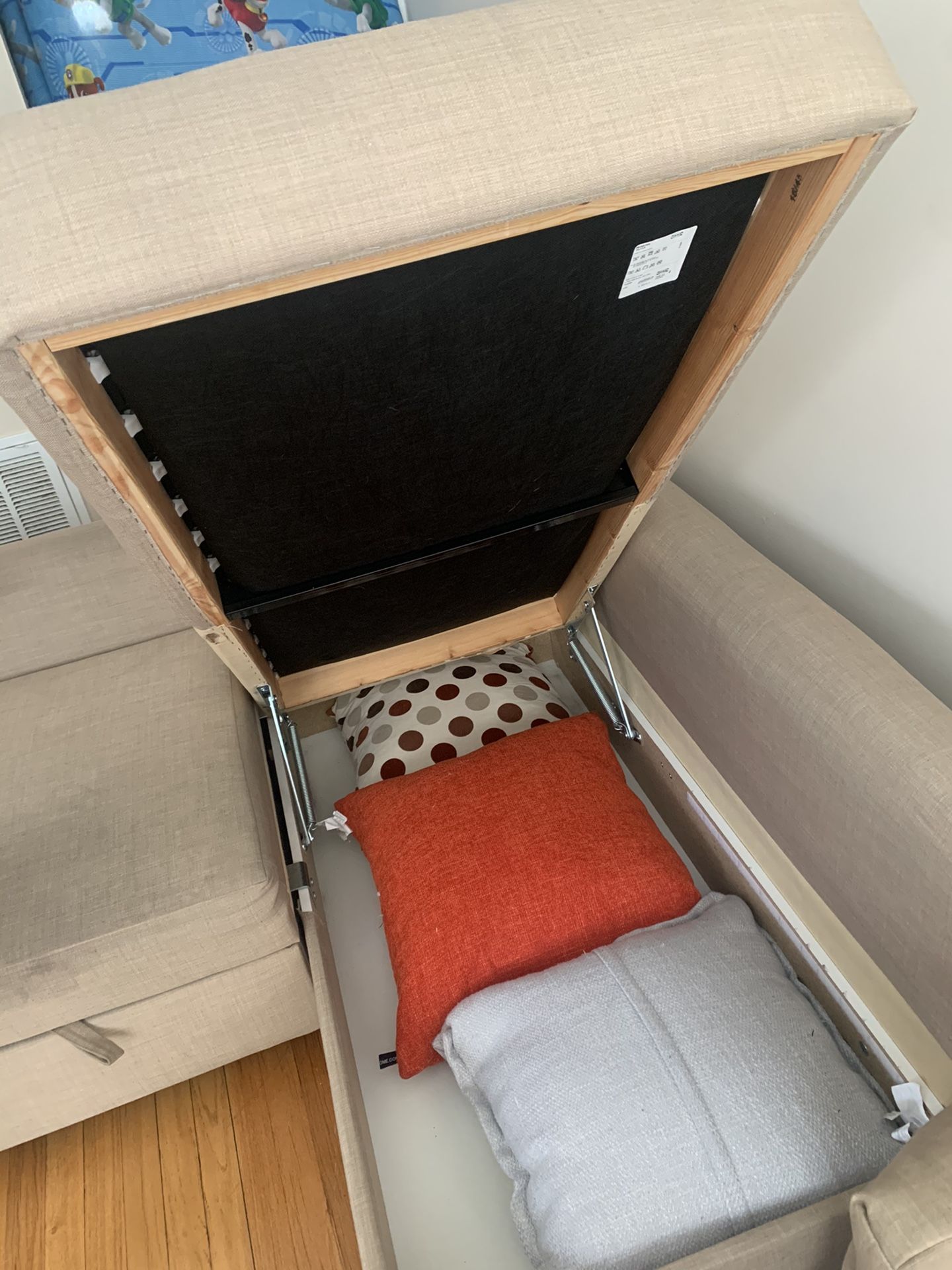 IKEA pullout couch with storage for Sale in Chicago, IL OfferUp
