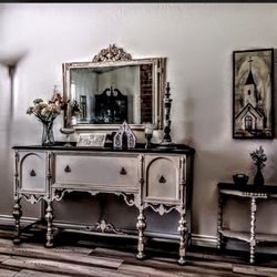 Classic Vintage Farmhouse Dressers, Buffets, Nightstands  Hutches, Mirrors 