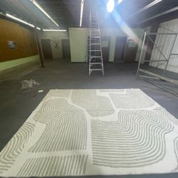 🪶 Modern Abstract 8x10 Area Rug – $95 🪶  ✨ Soft • Stylish • Minimalist Design ✨ 	•	Large 8x10 ft area rug, perfect for living rooms, bedrooms, or of