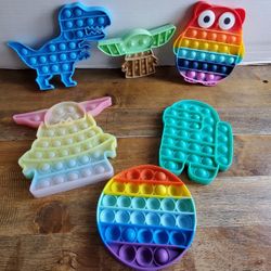 6 Pop It Fidget Bundle