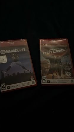 Madden 27 and Star Wars Outlaws NINTENDO SWITCH 2