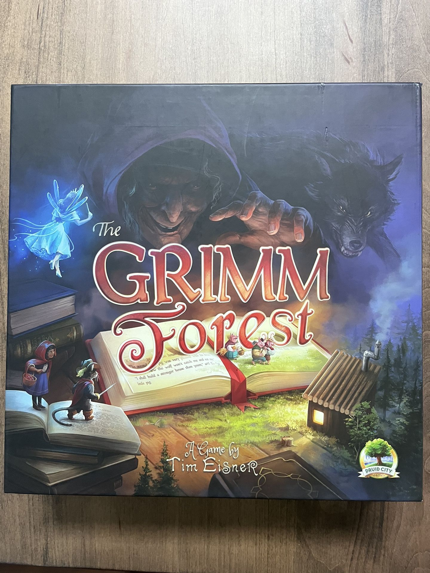 Grimm Forest Board Game partly painted.