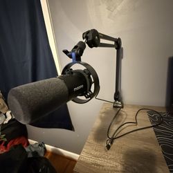 MAONO PD300X Dynamic Microphone With Boom Arm