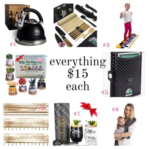 Everything For $15 - Kettle Sushi Kids Planter Wallet Tumblers Baby Jewelry