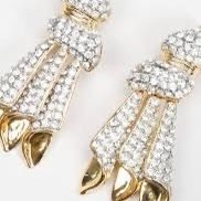 Vintage Cristal Earrings 