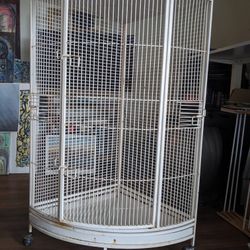 Large Corner Bird Cage