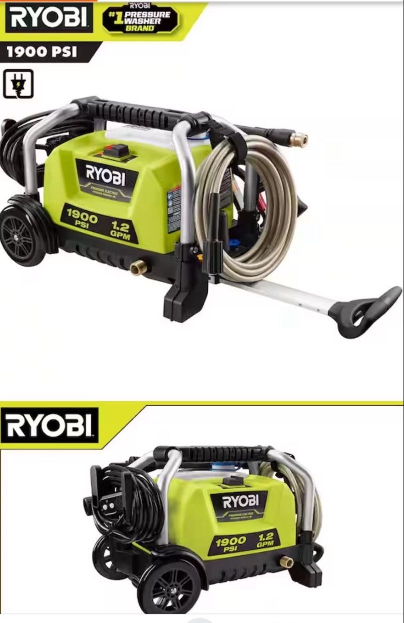 RYOBI PRESSURE WASHER 1900 PSI