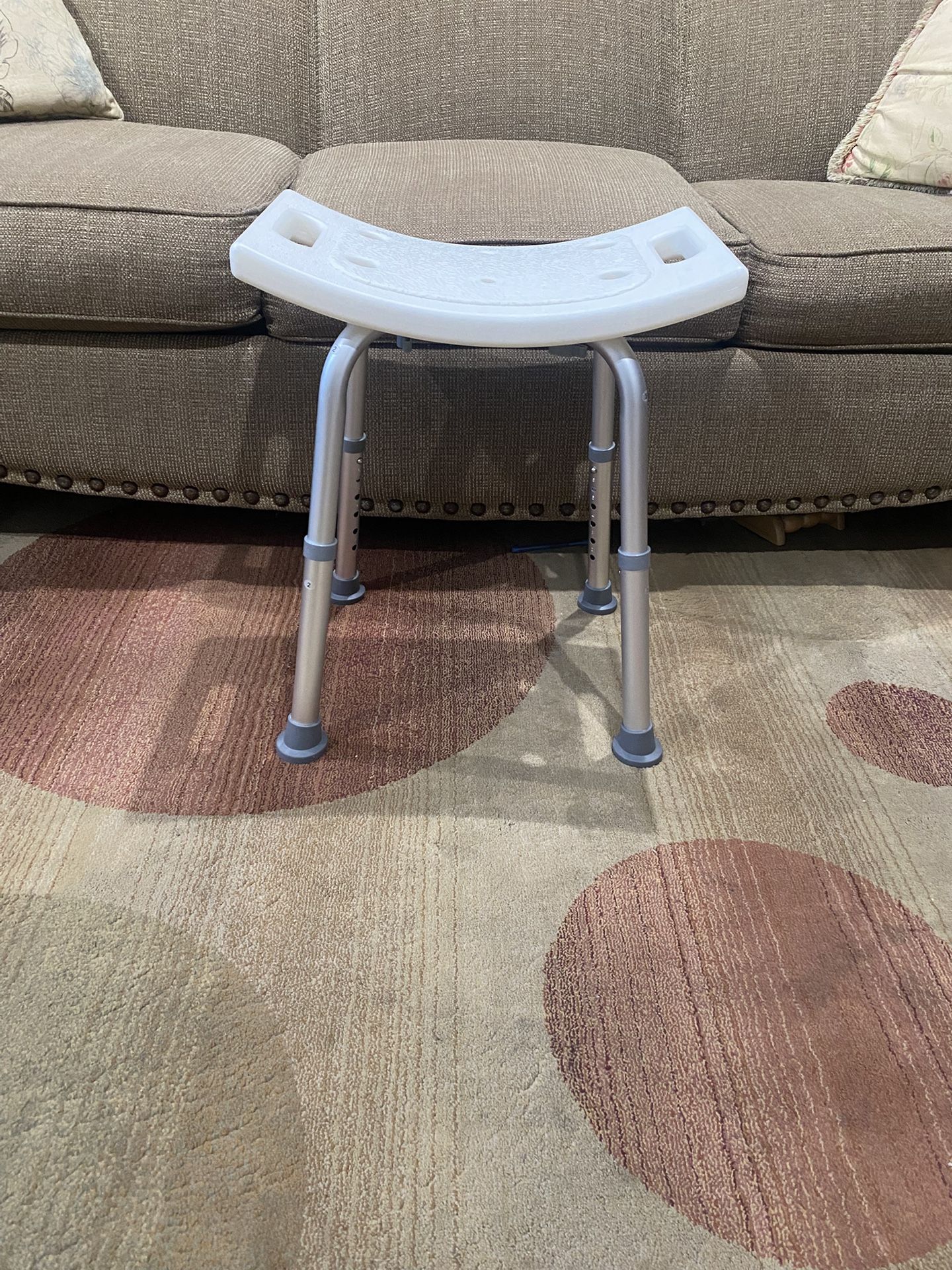 BANCO DE DUCHA DE ALUMINIO SIN RESPALDÓ