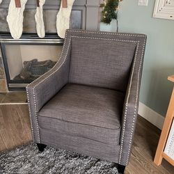 Gray Modern Accent Chair