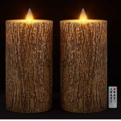 Flameless Pillar Candles 