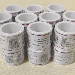 10 Rolls 🇺🇲 US Flag 2024 USPS Forever® Postage Stamps