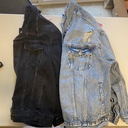 2 Size Large Old Navy Denim Jackets 