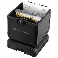 Odyssey K7060BL DJ Case for 7" Vinyl Record Holds 60 Records - Black