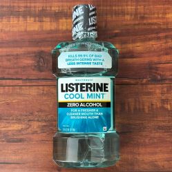 Listerine COOL MINT ZERO ALCOHOL Mouthwash; For A Fresher And Cleaner Mouth Than Brushing Alone: 1 Liter