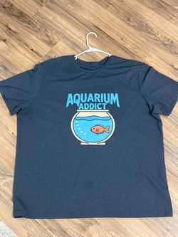 Men’s size 2xl fish aquarium novelty shirt