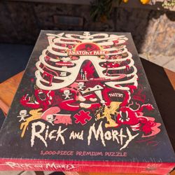 NEW - Rick & Morty "Anatomy Park" 1000 Piece Premium Puzzle USAopoly 19"x27"