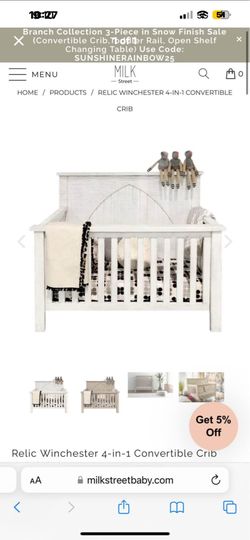 MILK STREET BABY CRIB