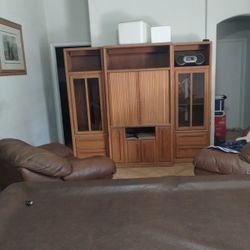 Oak Entertainment Center 