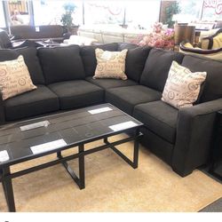 Alenya Charcoal LAF Sectional  / couch 
