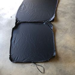 Windshield sunscreen, cover