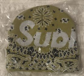 Supreme Bandana Big Logo Beanie