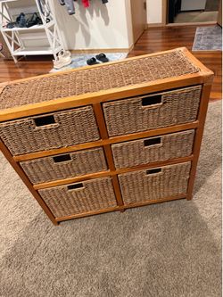 Woven dresser