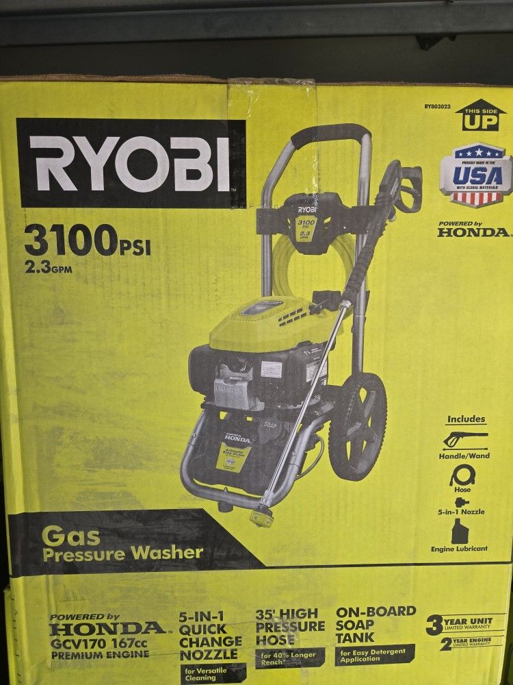 Ryobi Power Washer New
