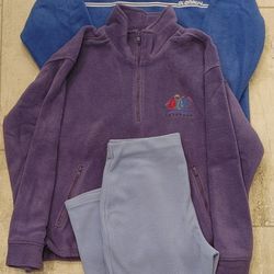 3 piece womens fleece set 