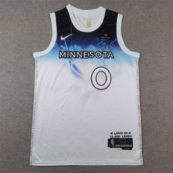 Minnesota Timberwolves Donte DiVincenzo swingman basketball jerseys S-2XL city version