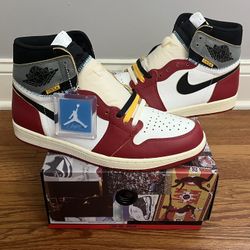 Union LA X air Jordan 1 Retro OG SP High Chicago Shadow Size 11.5, Authentic ALL OG, NWT