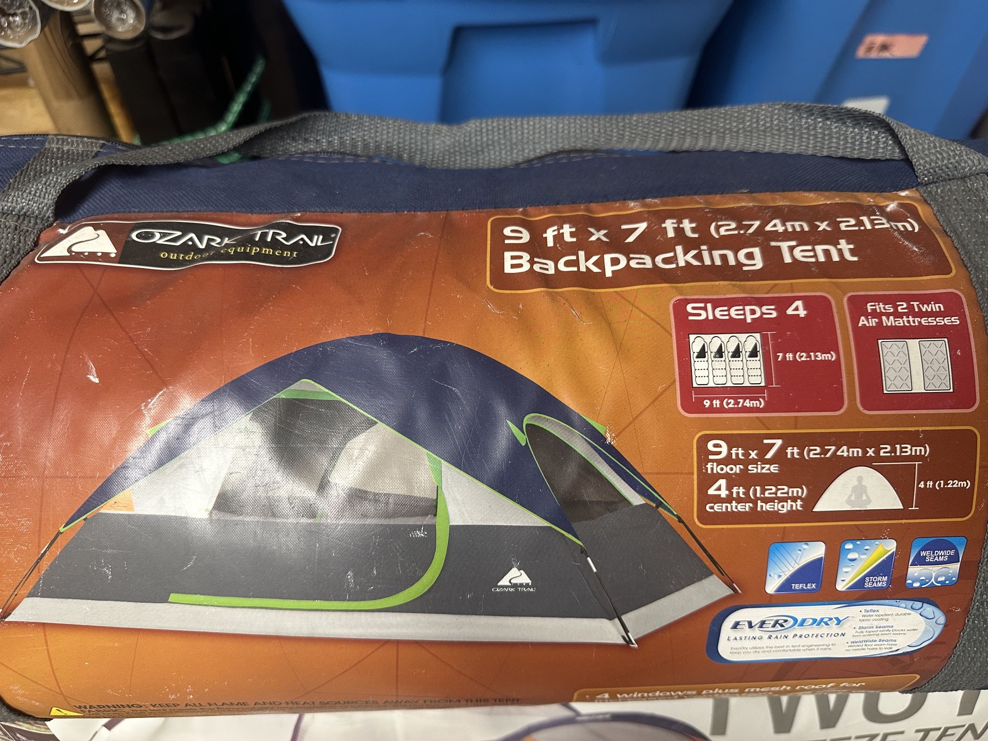 Ozark Trail 4 Person Tent Used
