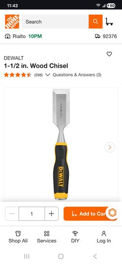 DEWALT
1-1/2 in. Wood Chisel