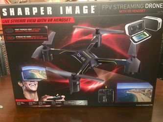 New in box. Never opened. Sharper Image DC-4 with VR headset