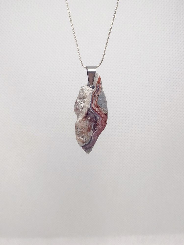 Crazy Lace Agate Necklace