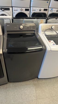 LG WT6105CE Gray top-load washing machine