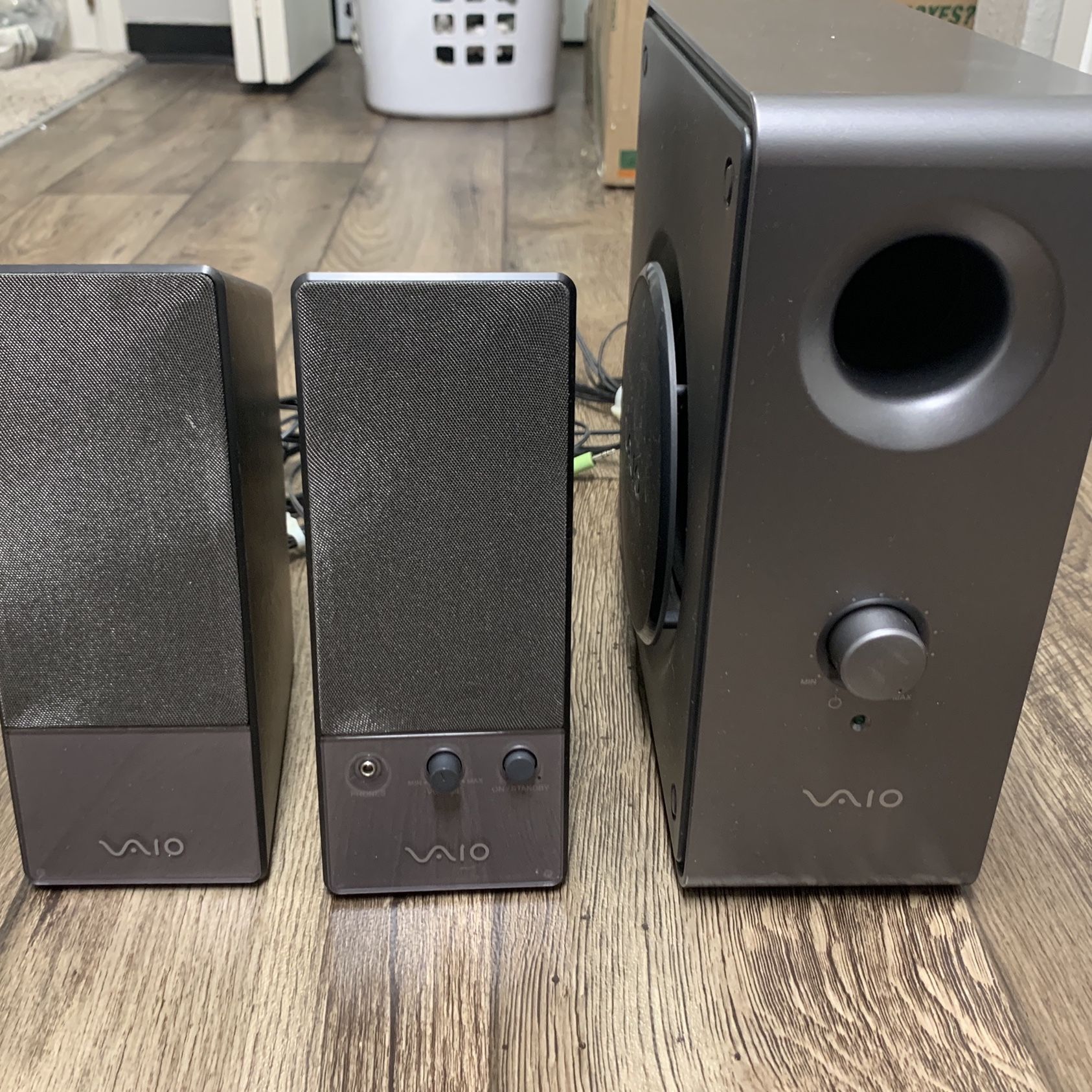 Sony Vaio PCVA-SB1 3-Piece Computer Speaker Set for Sale in