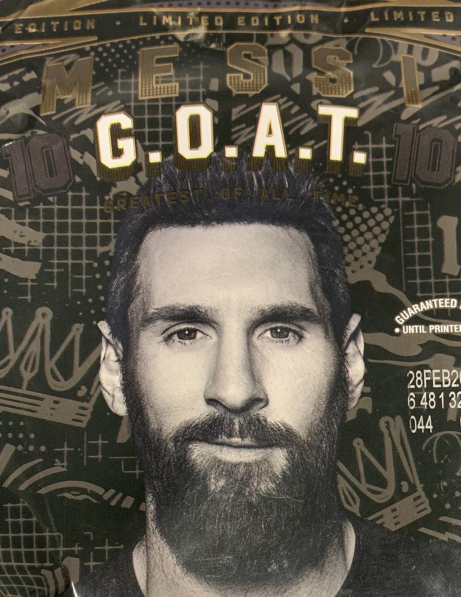 4 World Cup, Messi, Soccer ⚽️ Futbol Fan-Rare- Lay’s LIONEL MESSI G.O.A.T. Limited Edition BBQ Chips - New - Argentina’s World Cup Hero Messi