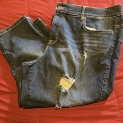 Torrid Bombshell Cropped Jeans 