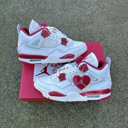 Jordan 4 Retro Valentine’s Day Sierra Red (W) Sizes 6w - 12w IN HAND BRAND NEW